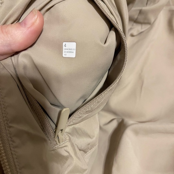 LULULEMON WUNDER PUFF SUPER CROPPED JACKET TRENCH SZ 4 - Picture 6 of 13